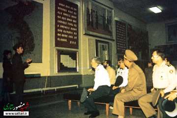 بازدید فرمانده نهاجا و همراهان از موزه جنگ کره شمالی